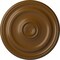 Ekena Millwork Devon Ceiling Medallion (Fits Canopies up to 3 5/8"), Hand-Painted Smokey Topaz, 15 3/4"OD x 1 1/2"P CM15DESTF - alternate 1